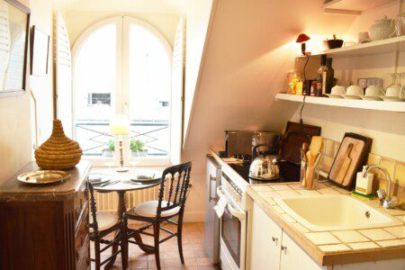kitchen with a dining table scaled (1)