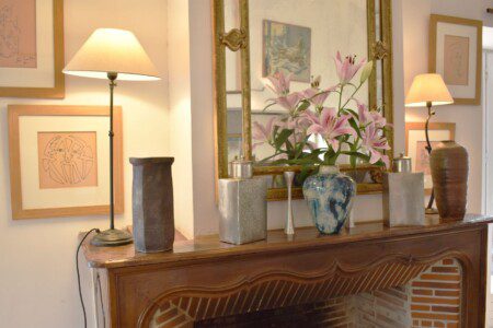 Les Oliviers Fireplace Decor