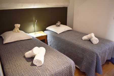 Les Oliviers Twin Beds on Mezzanine