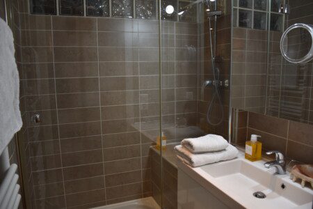 RDP Bathroom with a Shower and Sink