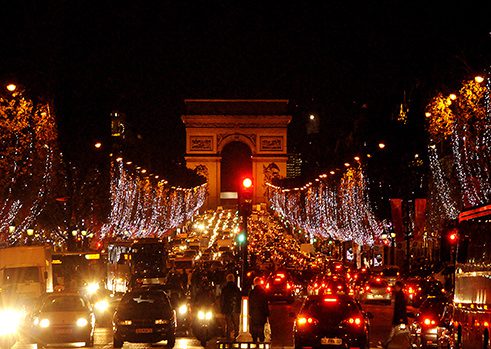 MIDNIGHT ON THE CHAMPS ELYSEES