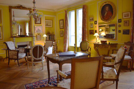 luxury apartment Montparnasse Paris living room