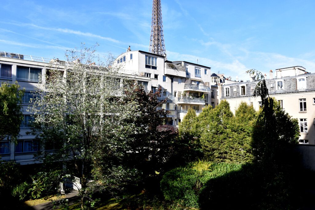 Eiffel Tower Suffren View from the Apartment