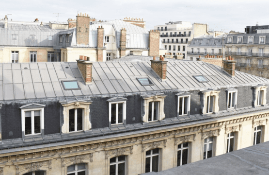 Luxury apartment near Parc Monceau Paris – Parisian rooftop view with zinc roofs